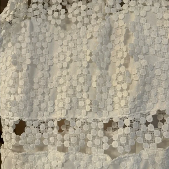 Petal & Pup White Floral Lace Midi Dress - Picture 4 of 7